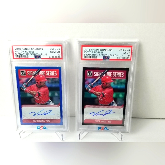 2018 Victor Robles RC 5 Card Lot with 1/1 Auto PSA 9 & PSA 10 Cards # SS-VR - Picture 2 of 10